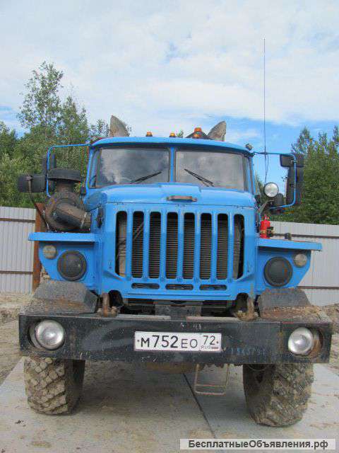 Урал 55571 + прицеп роспуск трубоплетевозный