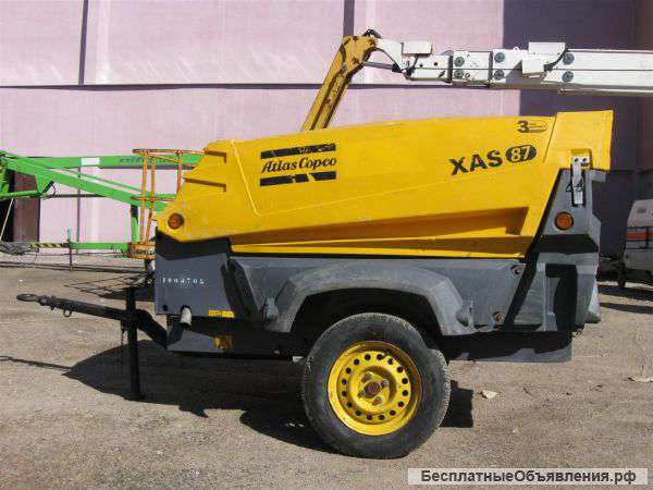Компрессор дизельный передвижной Atlas Copco XAS87
