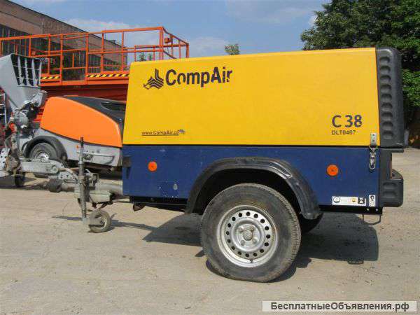 Передвижной дизельный компрессор Compair C38