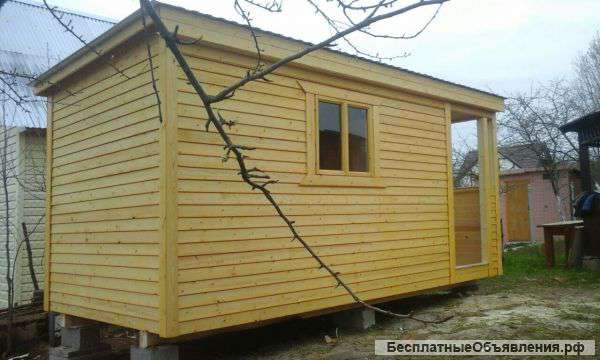 Бытовка дер. и метал. в наличии 6м х 480