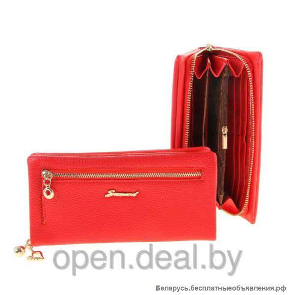 Кошелек женский - Синди - цвет красный