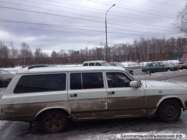 Газ 310221.цвет белый.