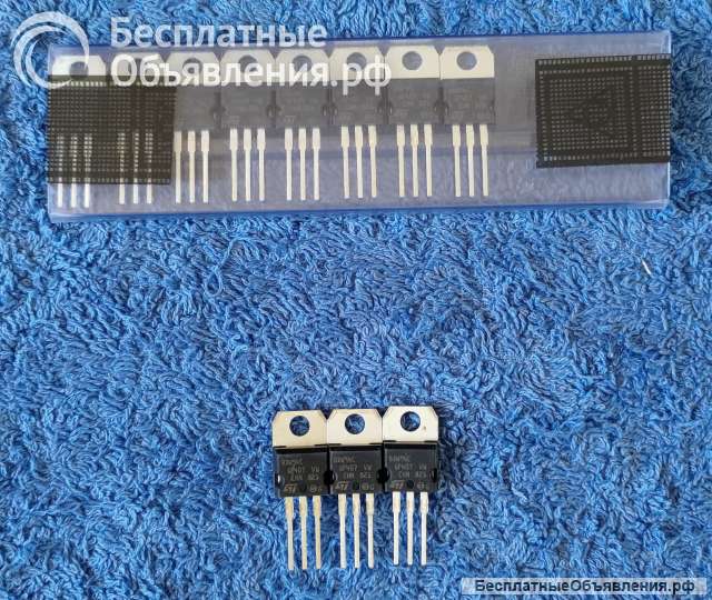 BDW94C, ST STMicroelectronics, PNP, 80W, 100V, 12A, 20MHz, (hfe): >15000, TO-220 оригинальный НОВЫЙ