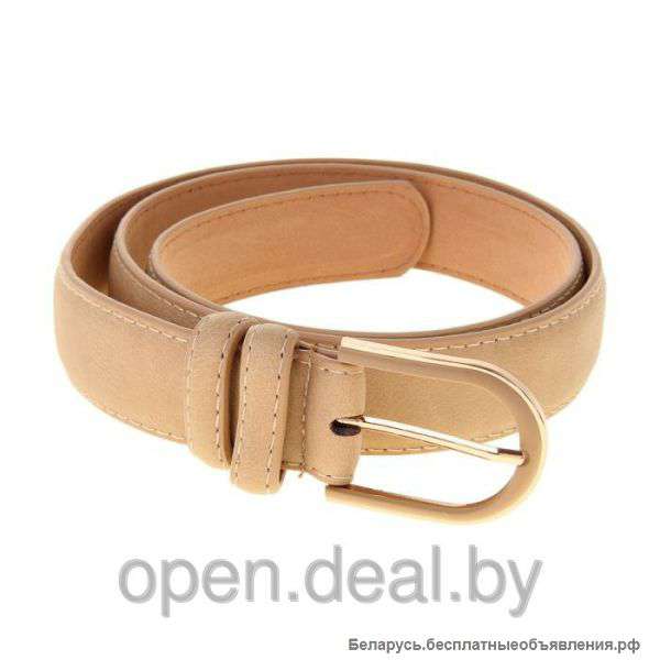 Ремень женский - Тесси - цвет бежевый