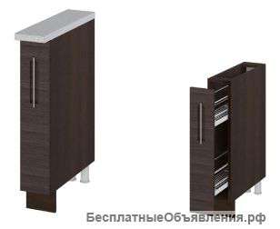 Напольный шкаф-бутылочница Латте 15 см
