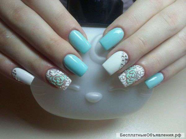 Маникюр,Shellac,педикюр,наращивание