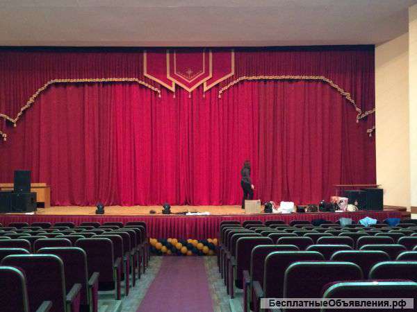 Пошив штор,одежды сцены, текстиль для гостиниц