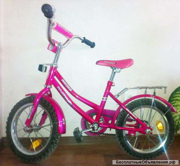 Четырехколесный велосипед Novatrack для девочки