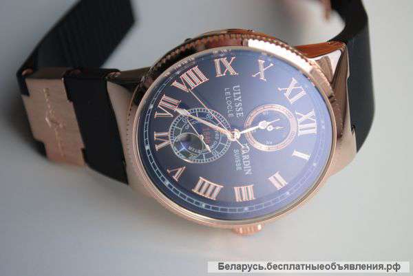 Часы Ulysse Nardin Механика с автоподзаводом Чёрные