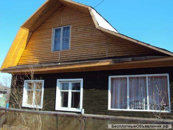 Дача,2-этажный дом 50 м² (бревно) на участке 6 сот