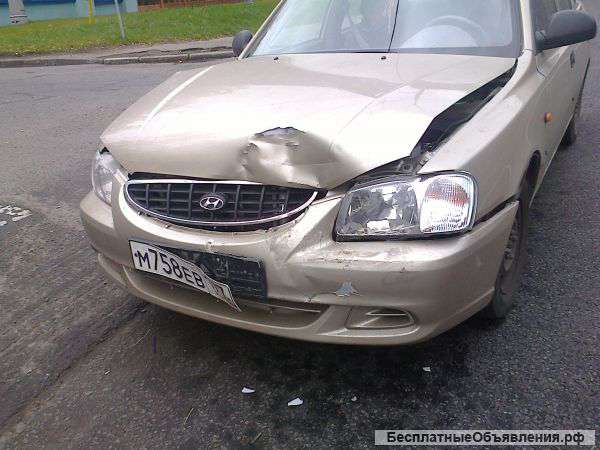 Hyundai Accent после ДТП