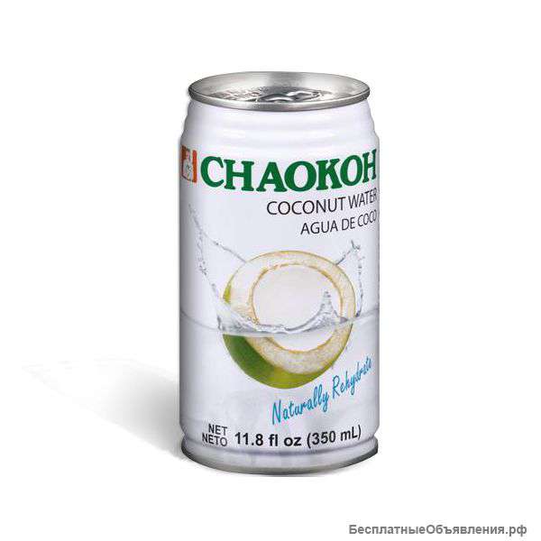 "CHAOKOH", кокосовая вода, ж.б. 350 мл