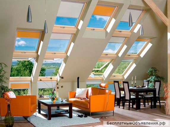 Установка,продажи,Мансардных окон Velux
