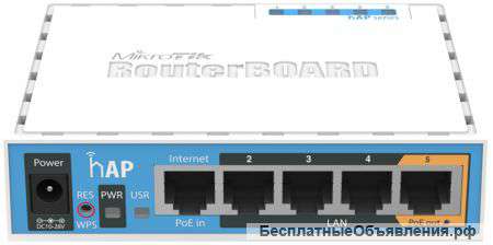 Mikrotik hAP (RB951Ui-2nD) новый