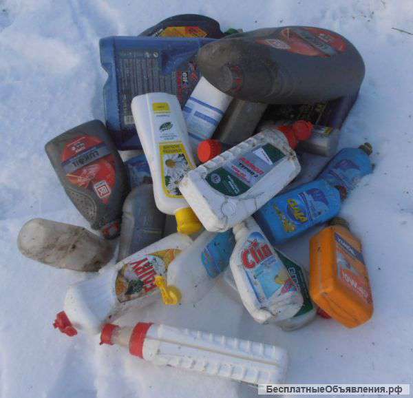 Покупаем канистры и бытовые флаконы ПНД.(отходы)