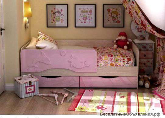 Детская кроватка "Дельфин"