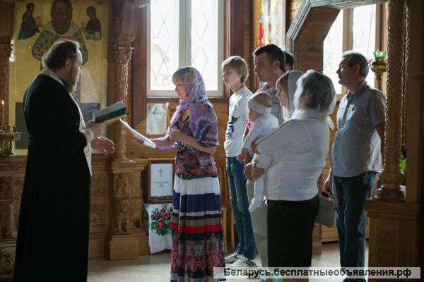 Профессиональная фотосъемка крещения