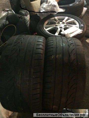Dunlop sport 2шт. Run fleed 275/35R18, летние