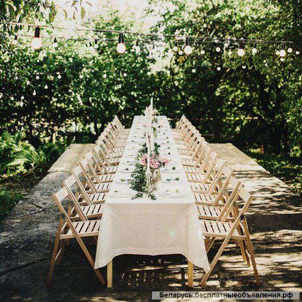 Аренда складных стульев для вашего праздника