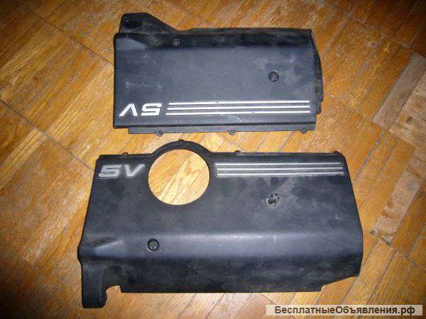 Боковые накладки на двигатель V6 2.4 2.8 Audi VW 078103935J 078103936A