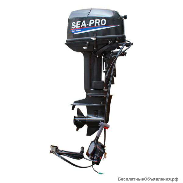 Двухтактный лодочный мотор SEA-PRO T 25S&E с электрозапуском и дистанционным управлением