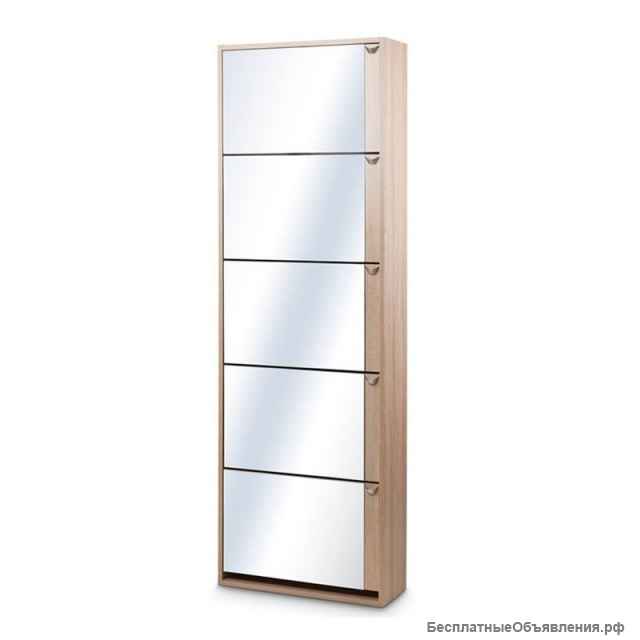 Тумба для обуви зеркальная "Комфорт К-5S" (новая)