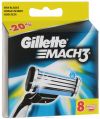 Сменные кассеты gillette mach3 8 шт