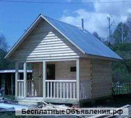 Дома, бани из бруса кровельные работы