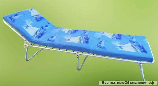 Раскладушка мягкая с матрасом "Кристина-М" (новая)