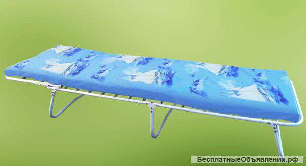 Раскладушка мягкая с матрасом "Кристина-М" (новая)