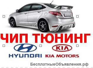 Чип тюнинг Хендай, Киа. Прошивка Hyundai и Kia