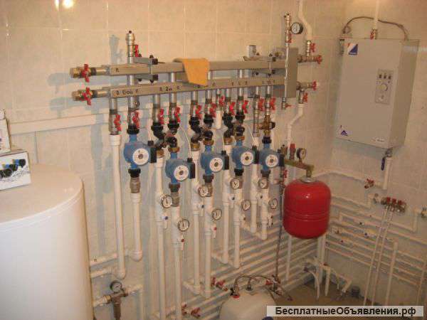 Монтаж(отопление и водоснабжение)