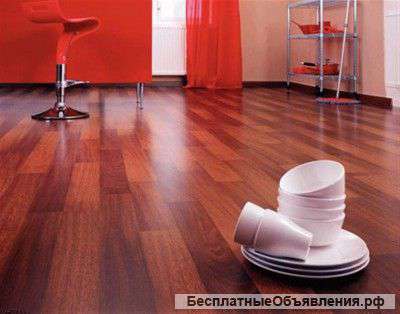 Укладка ламината, плитки, стяжка пола