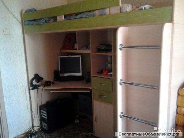 Детская кроватка чердак