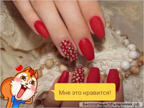 Наращивание ногтей гелем