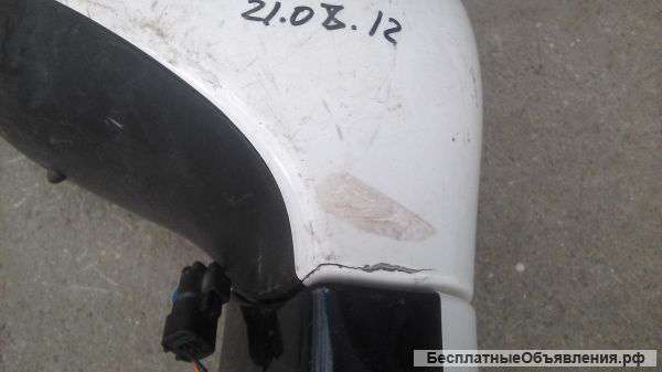 Зеркало правое для Пежо 308. Б/У, оригинал.