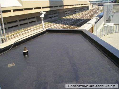 Гидроизоляция кровли фундамента жидкой резиной