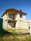 2х этажный дом 150м2; с гаражом и мансардой(из газобетонных блоков) зем.уч 6сот. факт.больш.