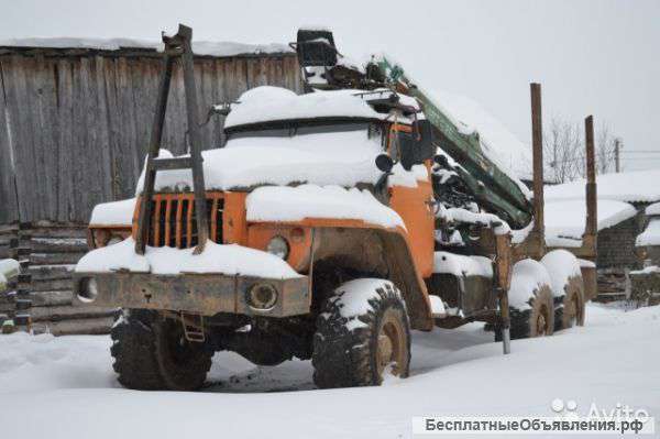 Урал с манипулятором