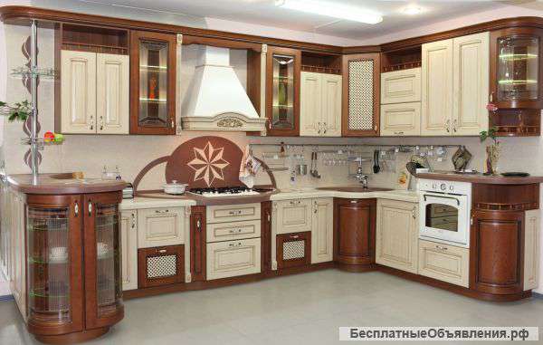Кухонный гарнитур, массив натурального дерева, CASA, Италия