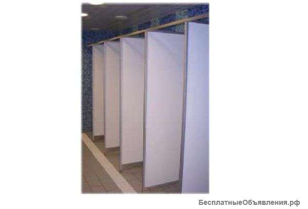 Душевые и туалетные перегородки (кабинки)