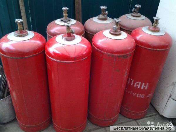 Газовые баллоны заправка