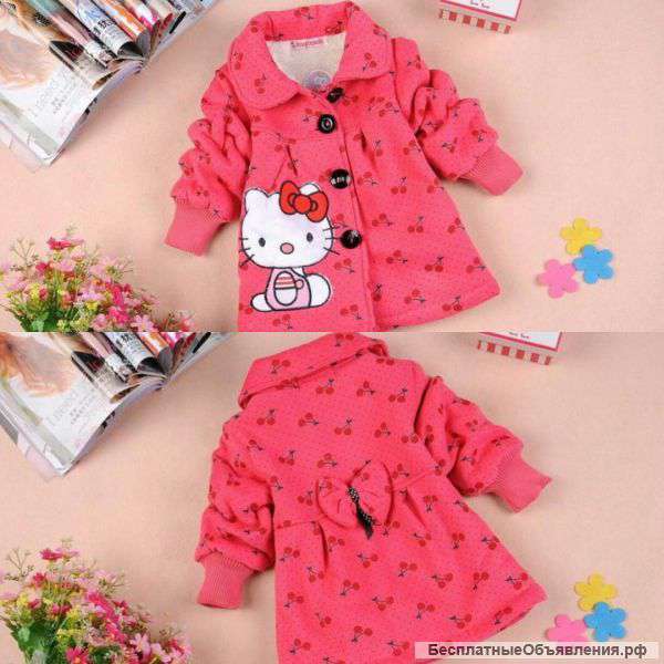Стильное пальто Hello Kitty