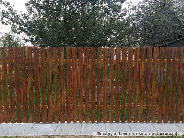 Металлический штакетник от производителя под ключ