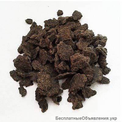 Жмых из отходов подсолнечника