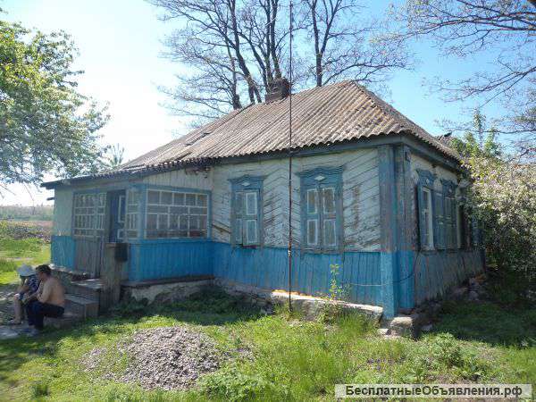 Участок с домиком