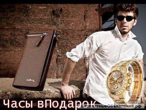 Комплект клатч Baellerry Italia и часы Rolex Daytona