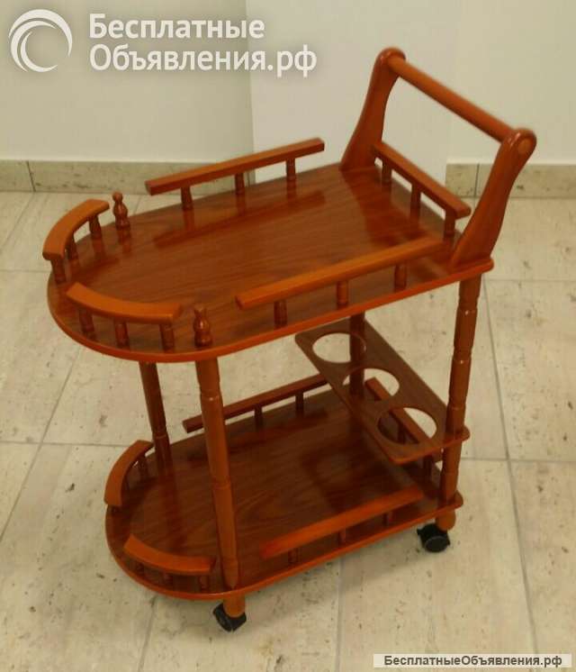 Стол сервировочный JW-104S (светлый орех) (новый)