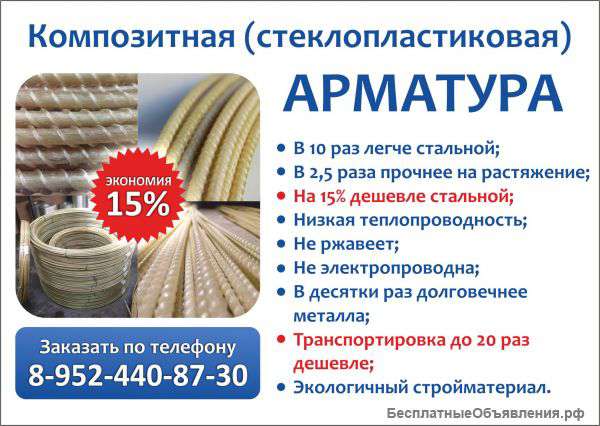 Стеклопластиковая арматура