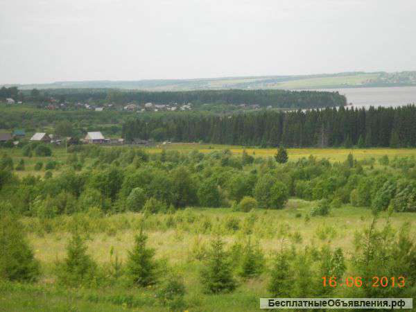 Участок на берегу реки, очень дешево